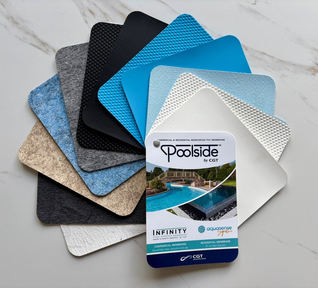 Sample book of PVC membranes — photo 15
