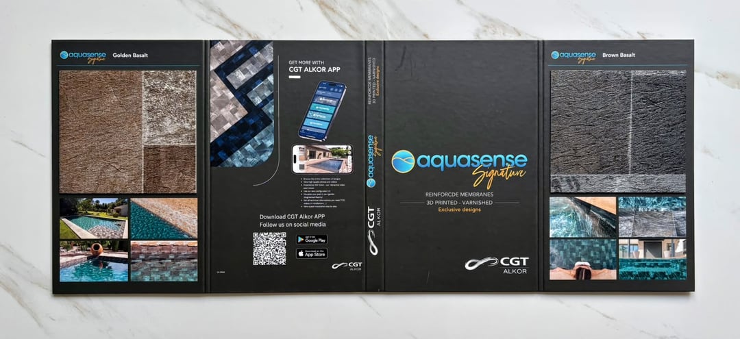 Sample book of PVC membranes — photo 16