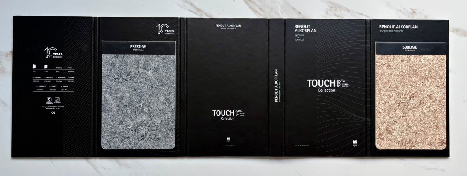 Sample books and brochures from membrane manufacturers — photograph 19 of 27