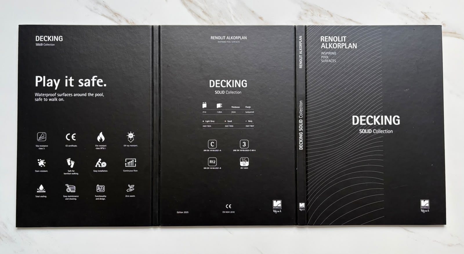 Sample books and brochures from membrane manufacturers — photograph 24 of 27