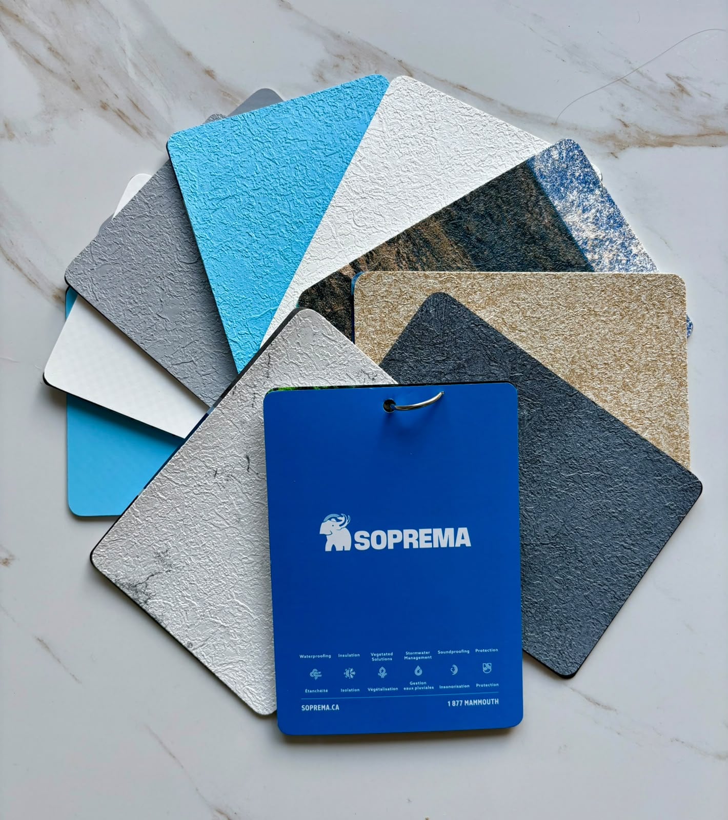 Sample books and brochures from membrane manufacturers — photo 28