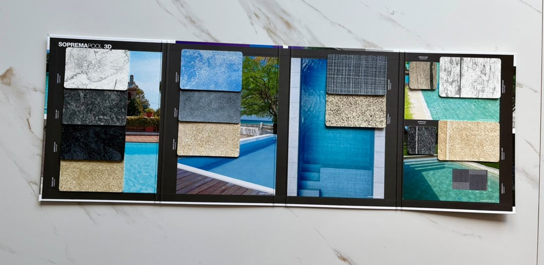 Sample book of PVC membranes — photo 9